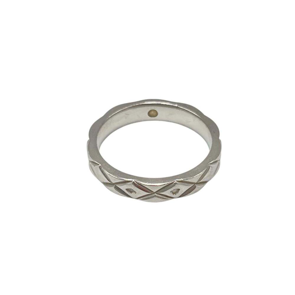 CHANEL Silver Diamond Ring #48 - Picture 3 of 9